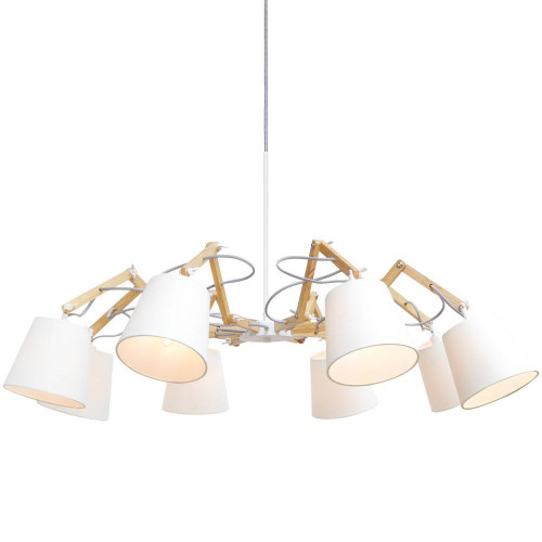 подвесная люстра arte lamp pinoccio a5700lm-8wh в Бийске