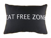 подушка с надписью cat free zone в Бийске