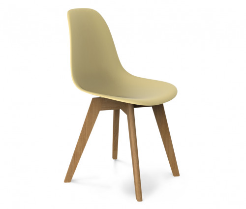 стул dsw бежевый s39 (eames style) в Бийске