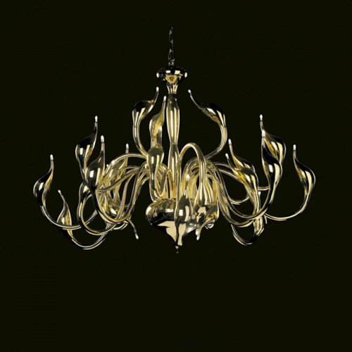люстра mx8098-12a gold от illuminati золото в Бийске