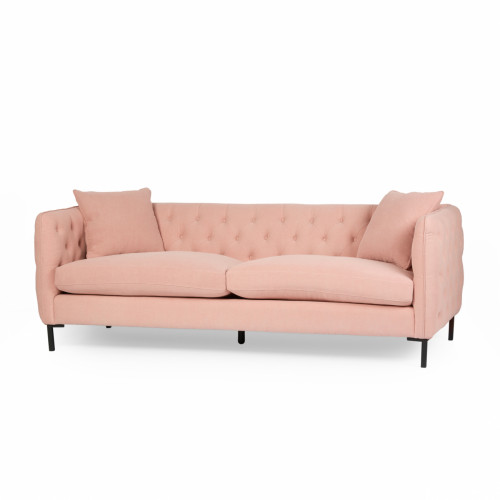 диван masen sofa прямой розовый в Бийске