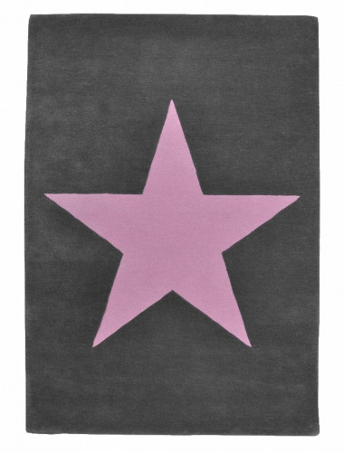 ковер wool star темно-серый-розовый в Бийске