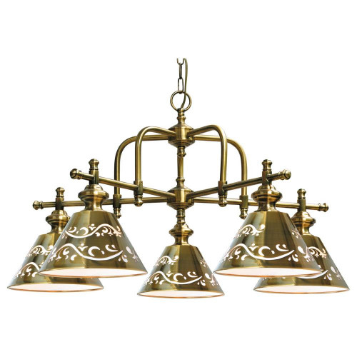 подвесная люстра arte lamp kensington a1511lm-5pb в Бийске