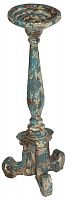 подсвечник состаренный фигурный голубой relic collection, 61 см в Бийске