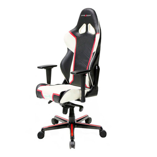 кресло геймерское dxracer racing черно-бело-красное в Бийске