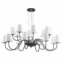подвесная люстра lightstar diafano 758167 черная в Бийске