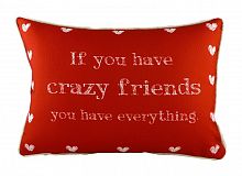 подушка с надписью crazy friends в Бийске
