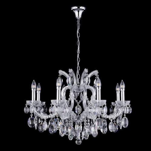 подвесная люстра crystal lux hollywood sp8 chrome в Бийске