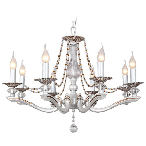 подвесная люстра idlamp eloisa 259/8-whiteplatina в Бийске