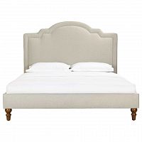 кровать двуспальная 120х200 бежевая cassis upholstered в Бийске