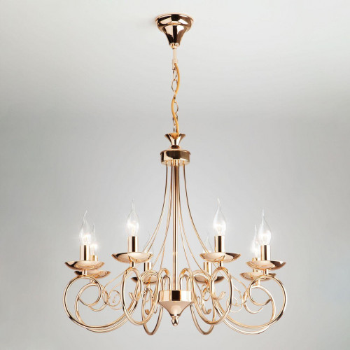 подвесная люстра eurosvet provence 22404/8 золото в Бийске