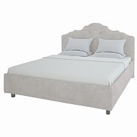 кровать двуспальная 180х200 светло-бежевая palace в Бийске