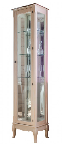 витрина mobilier de maison узкая высокая бежевая в Бийске