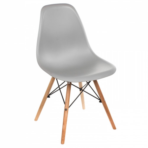 стул деревянный eames pc-015 grey в Бийске