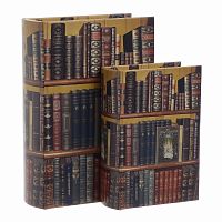 шкатулки-книги, набор из 2 шт. мультиколор в Бийске