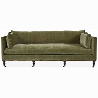 диван madeline sofa прямой зеленый в Бийске