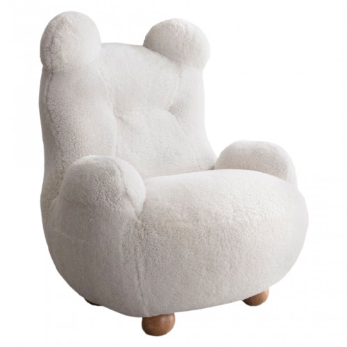 кресло baby bear белое в Бийске