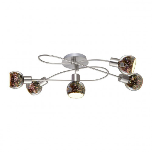 потолочная люстра arte lamp illusione a6125pl-5ss в Бийске