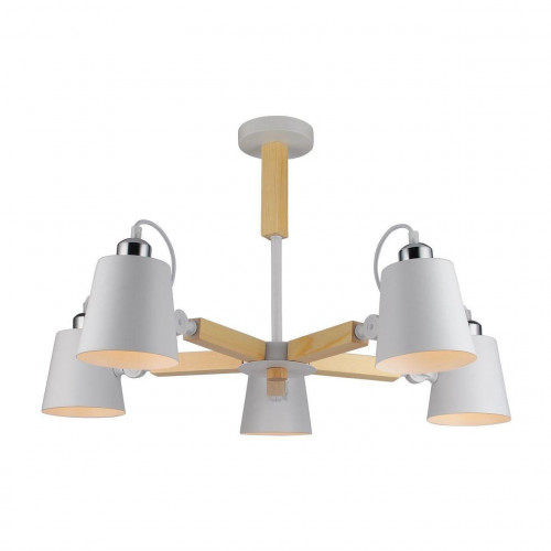 потолочная люстра arte lamp a7141pl-5wh белая в Бийске