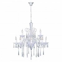 дизайнерская подвесная люстра spot light rosano 5193120 белая в Бийске