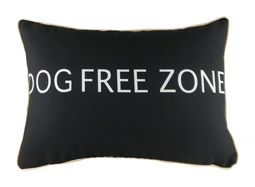 подушка с надписью dog free zone в Бийске