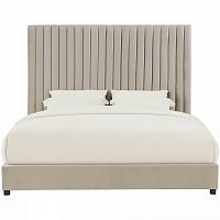 кровать двуспальная 180х200 бежево-розовая mora в Бийске