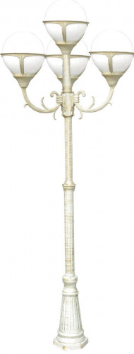 садово-парковый светильник arte lamp monaco a1497pa-4wg в Бийске