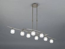 подвесная люстра mantra loop satin nickel 1810 в Бийске