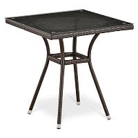 стол из искуственного ротанга 70x70 brown в Бийске