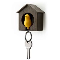 держатель+брелок для ключей sparrow коричневый-желтый в Бийске