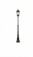 садово-парковый светильник arte lamp genova a1207pa-1bn в Бийске