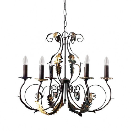 люстра 4962/6_v0580 от mm lampadari коричневая в Бийске