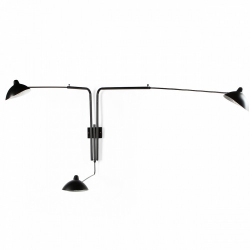 настенный светильник sconce mouille 3 лампы 1 в Бийске