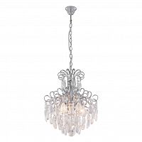 подвесная люстра crystal lux sevilia sp4 silver серебро в Бийске
