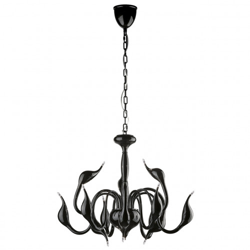 подвесная люстра lightstar cigno collo bk 751127 в Бийске