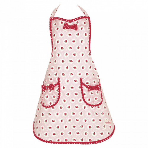 фартук strawberry pale pink w/bow в Бийске