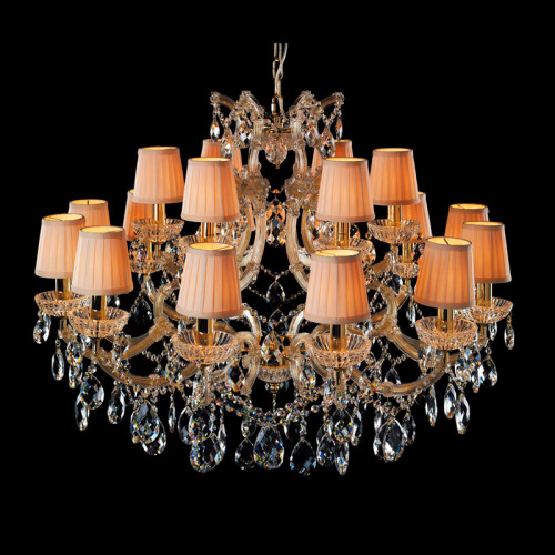 люстра md09054-18a от illuminati прозрачная/золото/желтая в Бийске