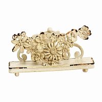подставка для визиток pewter flower белая в Бийске