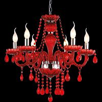подвесная люстра arte lamp teatro a3964lm-6rd в Бийске