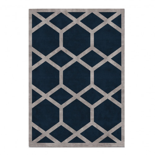 ковер ahston blue 200x290 синий в Бийске