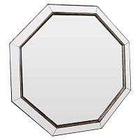 зеркало серебряное венецианское восьмиугольное большое octagon в Бийске