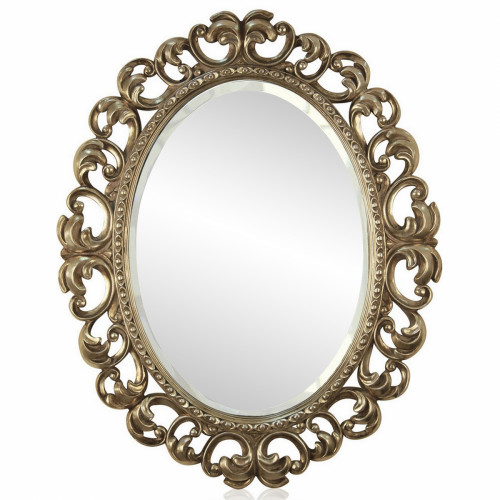 овальное зеркало настенное золото шербур florentine silver/98 в Бийске