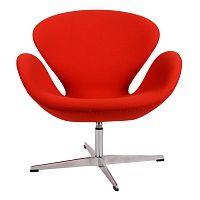 кресло arne jacobsen красное в Бийске