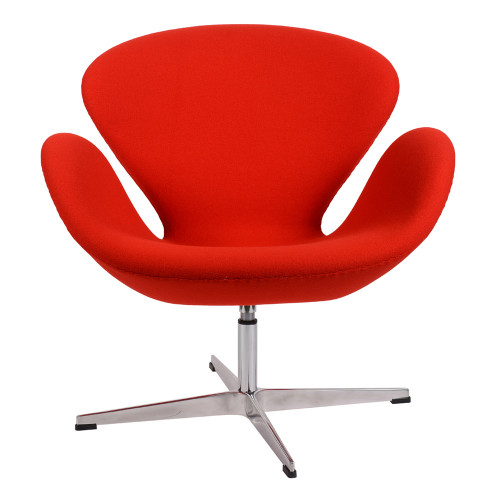 кресло arne jacobsen красное в Бийске