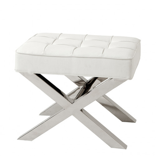 табуретка beekman place от eichholtz белый, хром в Бийске