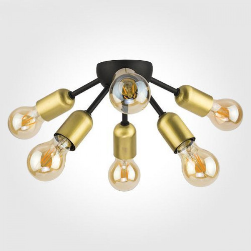 потолочная люстра tk lighting 1467 estrella black в Бийске