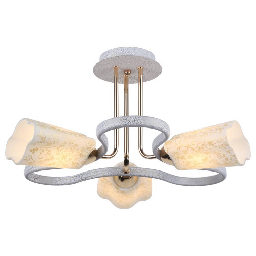 потолочная люстра arte lamp romola a8182pl-3wg белая в Бийске