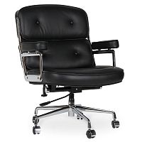 кресло eames style lobby chair черное в Бийске