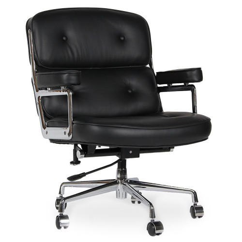 кресло eames style lobby chair черное в Бийске