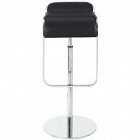 барный стул lem style piston stool черная кожа в Бийске
